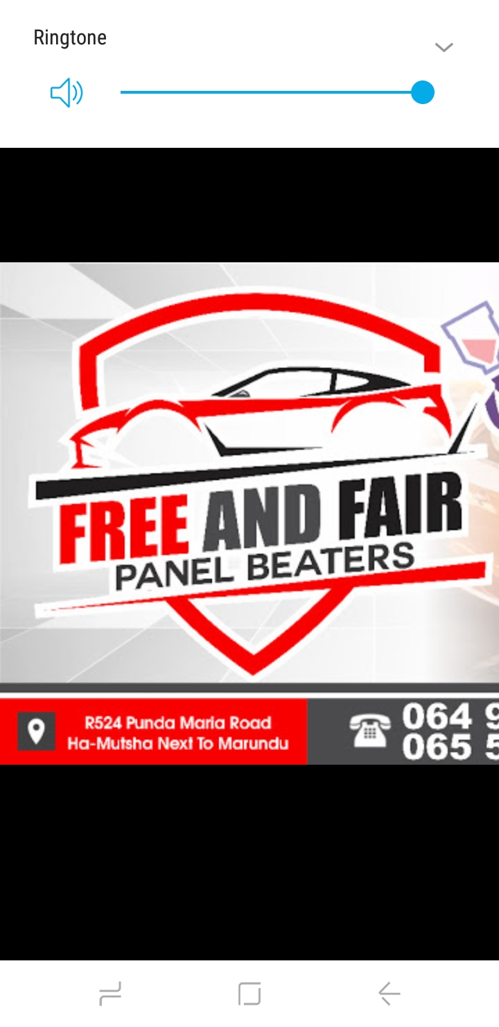 Free and Fair Panel Beaters logo